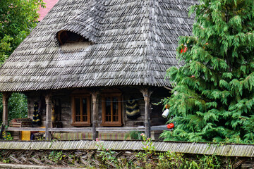 The traditional house in Botiza (Maramures, Transylvania, Romania)