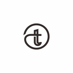 letter t logo simple lowercase luxury