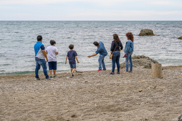 Minturno, Latina, Italy

People at the beach