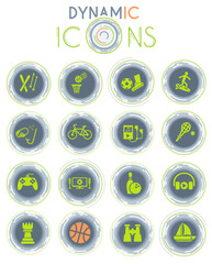 leisure dynamic icons