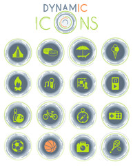 leisure dynamic icons