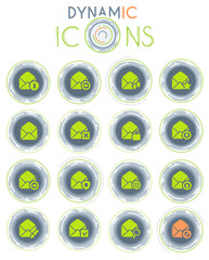 Mail and envelope dynamic icons