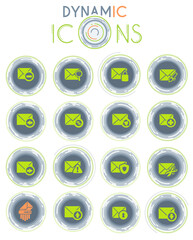 Mail and envelope dynamic icons