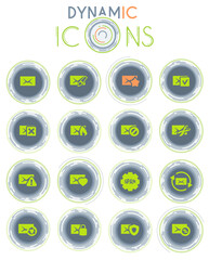 Mail and envelope dynamic icons