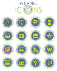 marketing dynamic icons