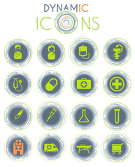 Medical dynamic icons