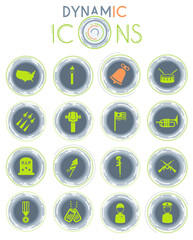 Memorial day dynamic icons