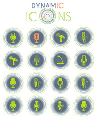 microphone dynamic icons