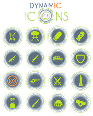 Military dynamic icons