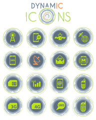 mobile connection dynamic icons
