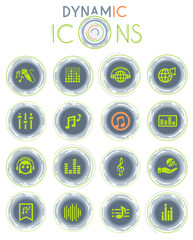 musical dynamic icons