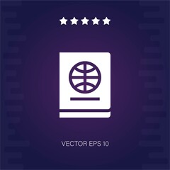 passport vector icon