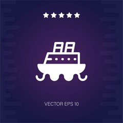 ship transportation vector icon