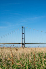 The Humber Bridge on a sunny day