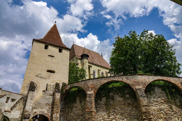 Fototapeta na wymiar Biertan fortified church (Sibiu, Transylvania, Romania) 