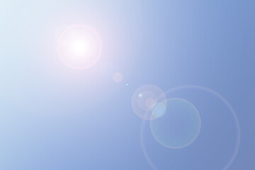 abstract blue light sunny sky