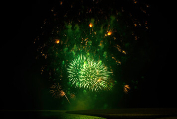 Fireworks on the occasion of Bahrain National Day, December 15, 2