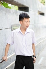 Obraz premium close up thai student in uniform