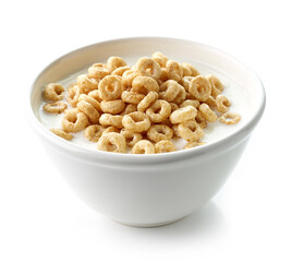 bowl of breakfast rings
