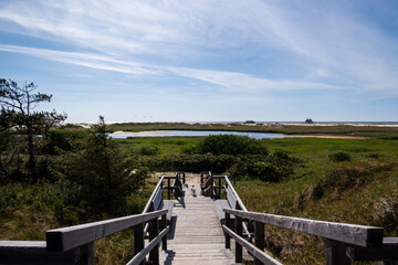 Lookout Point over the Dunes at Sankt Peter-Ording