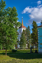 Obraz premium Central square, Kargopol