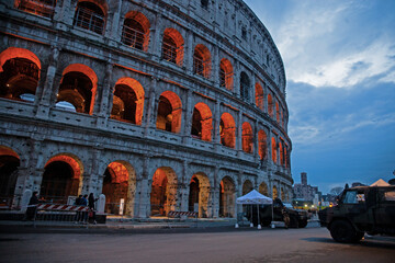 Fototapeta premium coliseum in rome italy