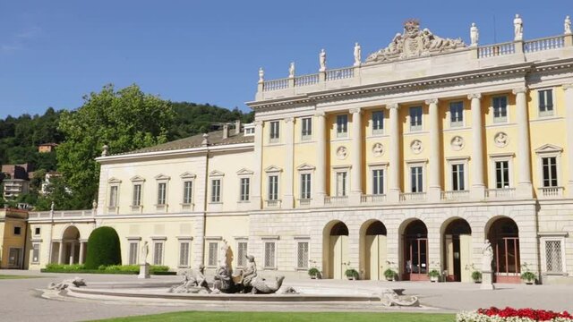 Villa Olmo a Como Italia, Olmo villa in Como city in Italy