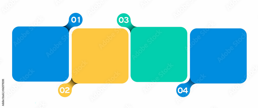Wall mural vector multicolored bars with space of your text. vector illustration.