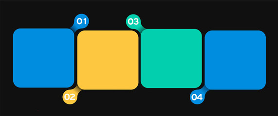 Vector multicolored bars with space of your text. vector illustration.