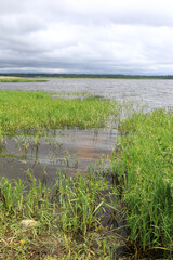 Seliger estuary after rain
