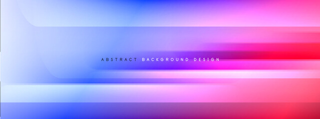 Motion concept neon shiny lines on liquid color gradients abstract backgrounds. Dynamic shadows and lights templates for text