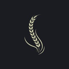 Agriculture wheat   vector icon illustration design