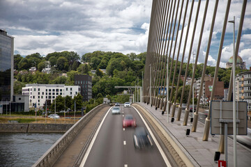 Le pont du tunnel de Cointe à Liège