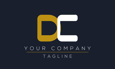 Letter DC Logo Design, Creative Modern Icon DC