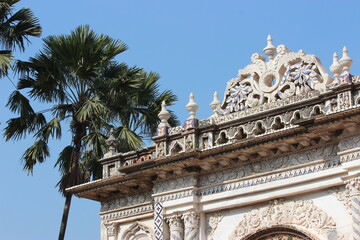 view of the cathedral of st peter in rome italy