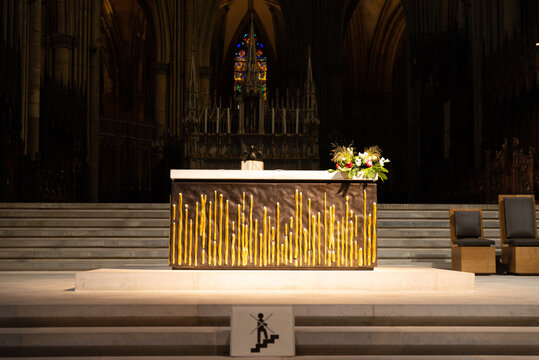 Le chœur de la cathédrale Saint-Étienne de Metz.