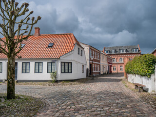 St Catharinae square in Ribe, Esbjerg Denmark