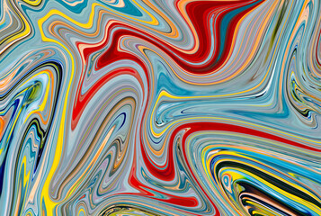 Colorful marble paint texture background.Marble grain colorful artwork. Marbleized pattern fluid ink abstract background. Twist lighting background.