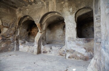 The ancient cave city of Uplistsikhe, Georgia