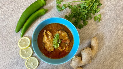 chapala pulusu - fish curry as south indian style - andhra pradesh curry