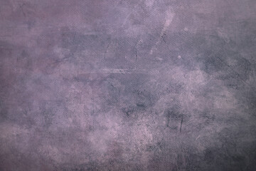 Pale pink  grungy canvas background or texture with dark vignette borders