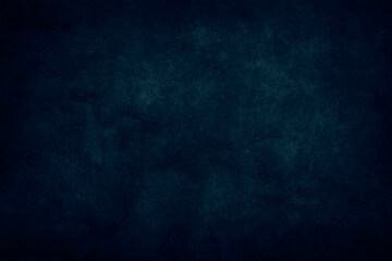 Obraz na płótnie Canvas dark blue stained grungy background or texture