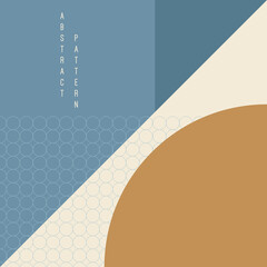 Abstract simple pattern for web banner, wallpaper, poster or business presentation with vertical text space : Vector Illustration
