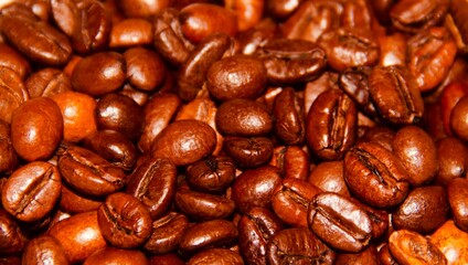 Geröstete Kaffeebohnen