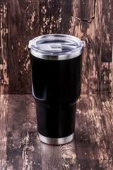 Thermo bottle black colour container