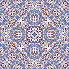 Seamless pattern with abstract geometrical elements.Vector Asian Geometric Pattern. Muslim, indian.