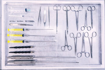 silver surgical instruments and tools for surgery