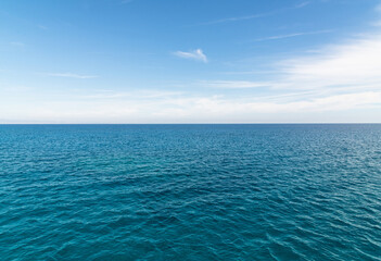 The Beautiful landscape with the Mediterranean Sea