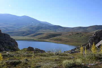 lake in the mountains