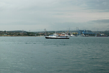 boats in the harbor